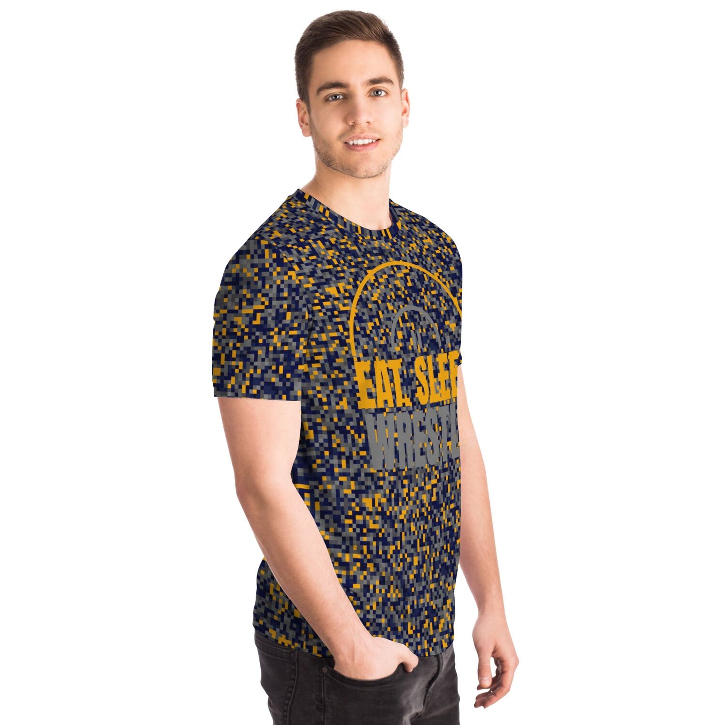 West Virginia Wrestling Eat Sleep Just Wrestle T-shirt