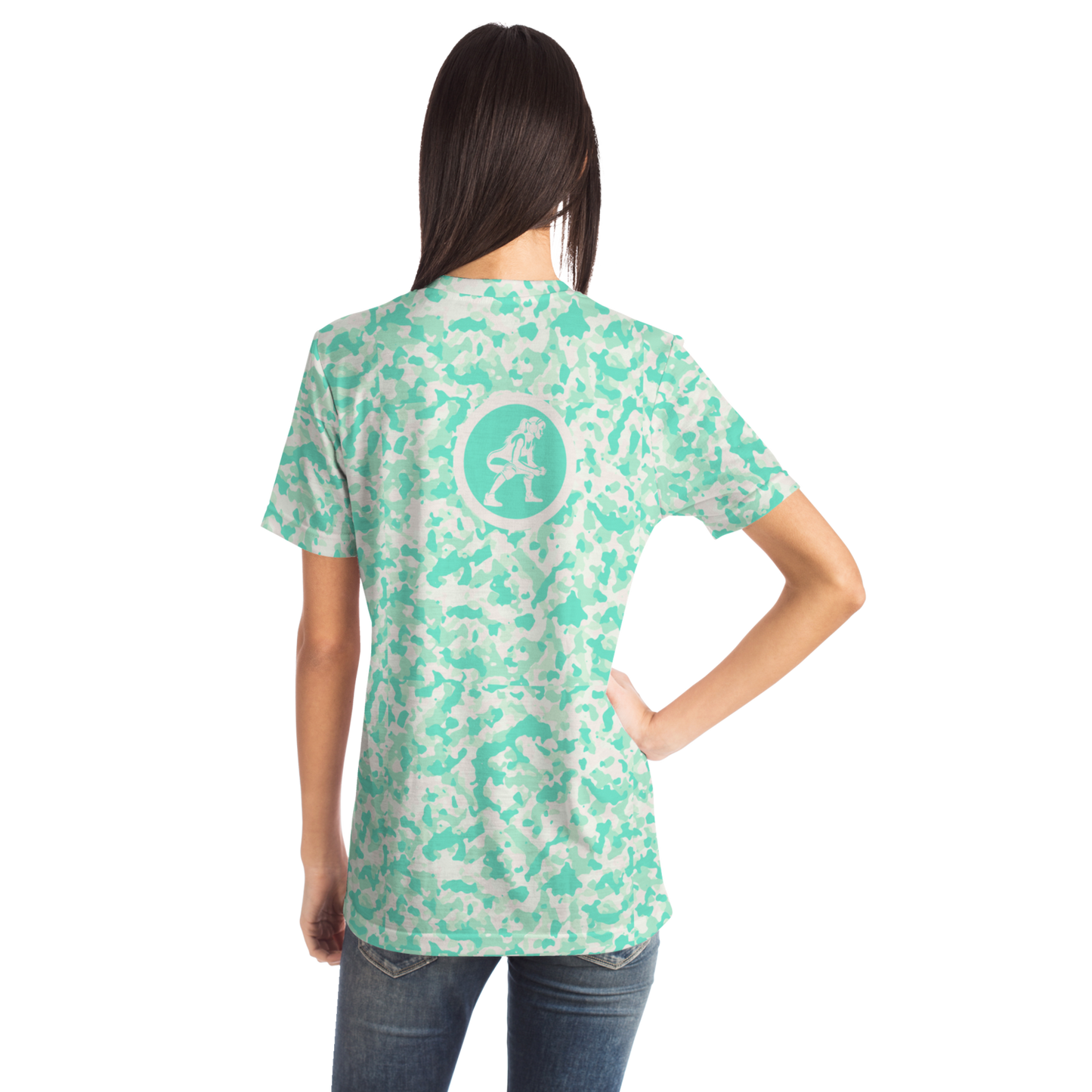 4Wrestlers Pins Equals Wins Sage Green Wromen's Wrestling Sublimated T-shirt