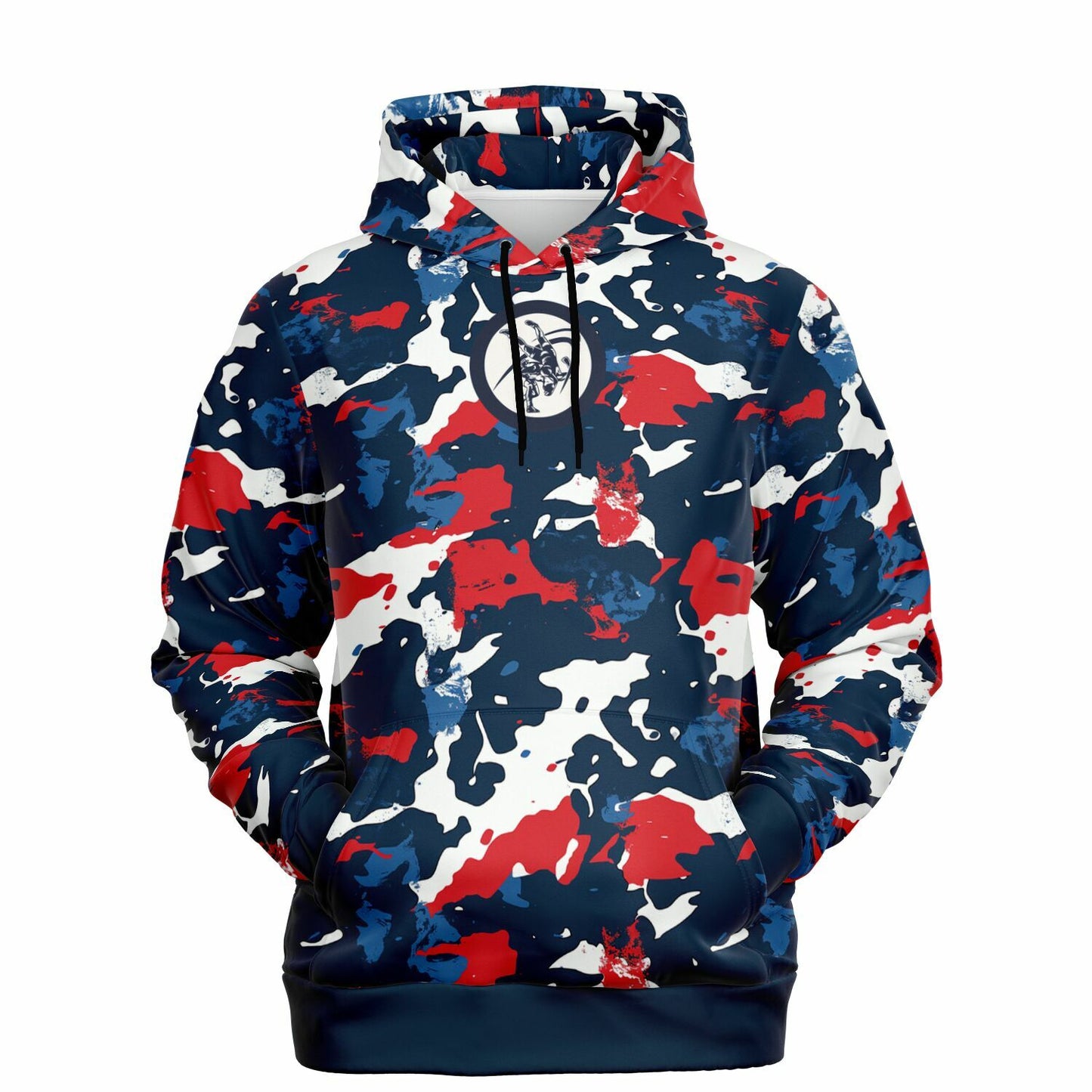 4Wrestlers Patriotic Camo Athletic Premium Hoodie - AOP Hoodie