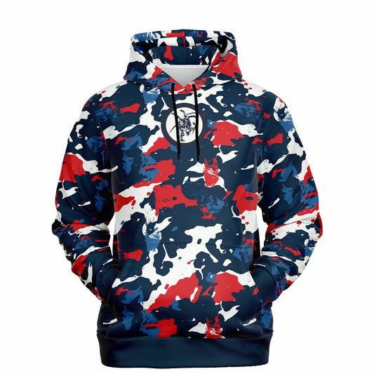 4Wrestlers Patriotic Camo Athletic Premium Hoodie - AOP Hoodie