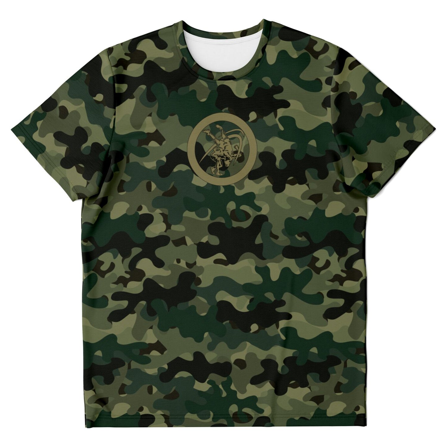 4Wrestlers Hunting Camo All Over Print Premium T-shirt