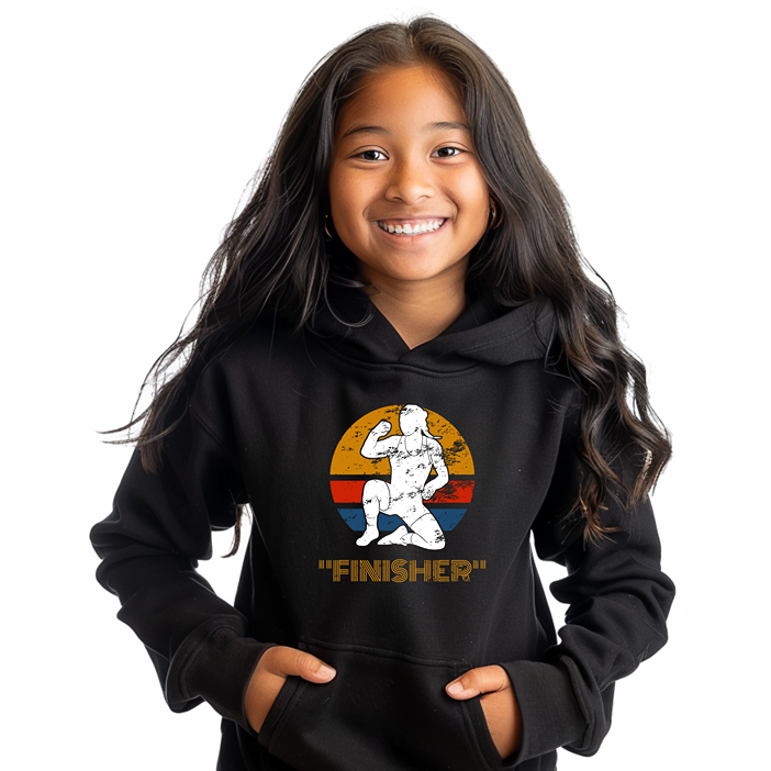 Girls Wrestling Women Wrestler Gift Female Wrestle Youth Hoodie Heavy Blend Hooded Sweatshirt
