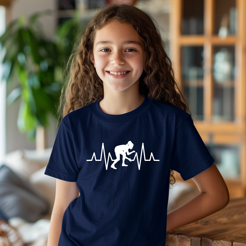 Girls Wrestler Gift Female Youth Freestyle Wrestling T-Shirt Kids Wrestler Tee