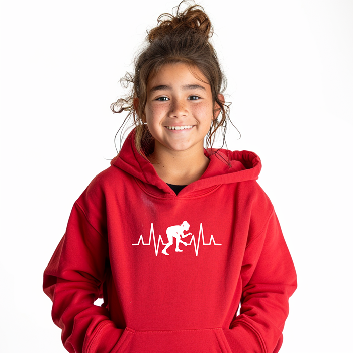 Girls Wrestling Women Wrestler Gift Female Wrestle Youth Hoodie Heavy Blend Hooded Sweatshirt