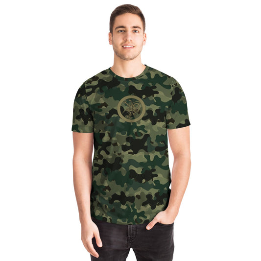 4Wrestlers Hunting Camo All Over Print Premium T-shirt