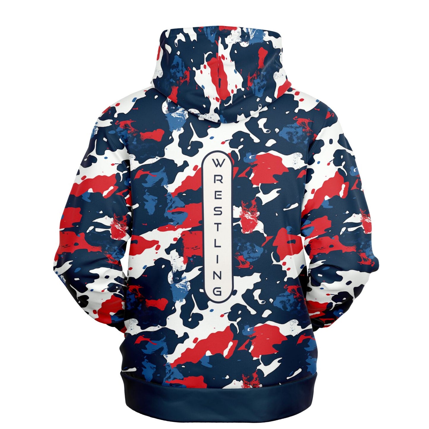 4Wrestlers Patriotic Camo Athletic Premium Hoodie - AOP Hoodie