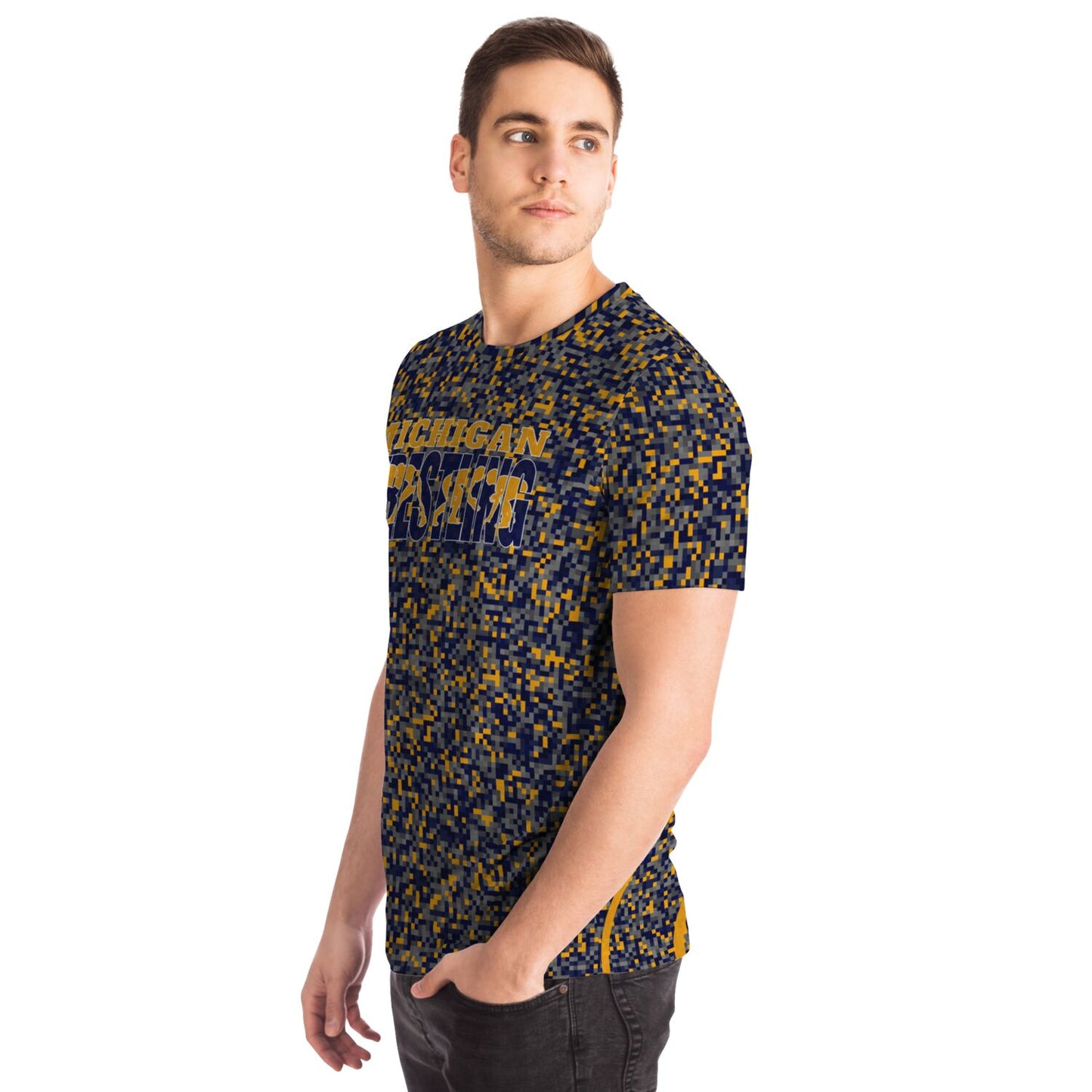 Michigan Wrestling Just Wrestle T-shirt