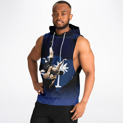 South Carolina Flag Wrestling Athletic Sleeveless Workout Hoodie