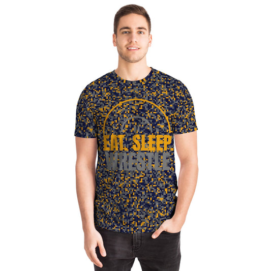 West Virginia Wrestling Eat Sleep Just Wrestle T-shirt