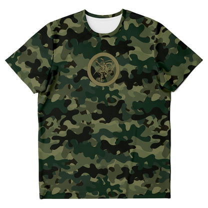 4Wrestlers Hunting Camo All Over Print Premium T-shirt