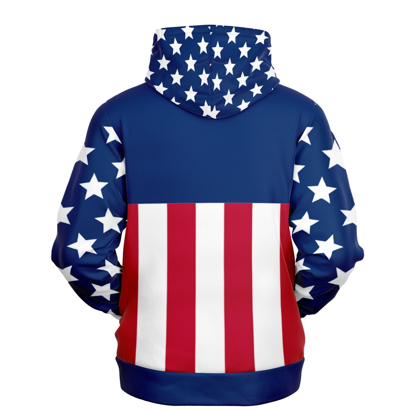 USA American Flag Wrestling Athletic Hoodie - AOP