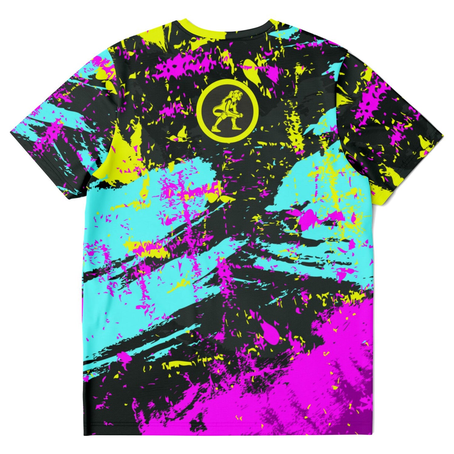 4Wrestlers Midnight Splatter Womens Wrestling All Over Print T-shirt
