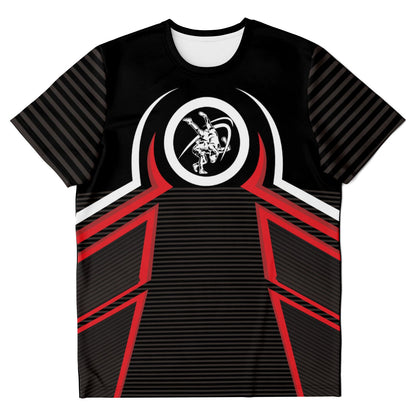 4Wrestlers Red, White and Black All Over Print Premium T-shirt