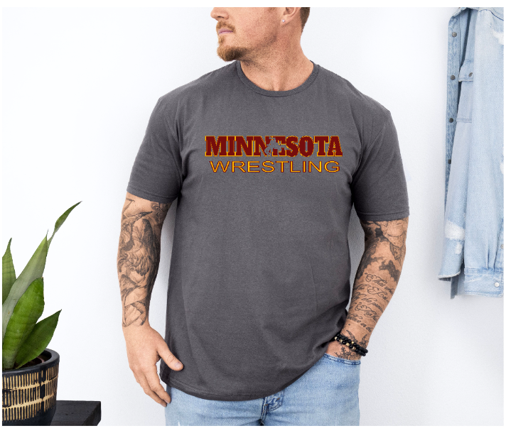 Minnesota Wrestling Wrestler Gift Unisex Softstyle Freestyle Wrestling T-Shirt Gender Neutral Tee