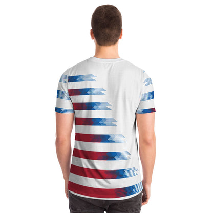 Patriotic USA Flag Themed Wresting All Over Print T-shirt